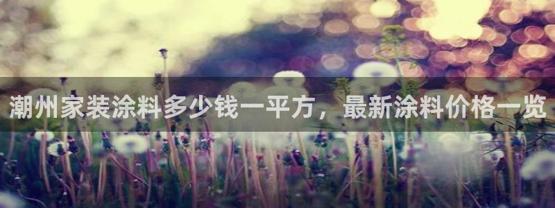 和记官网登陆：潮州家装涂料多少钱一平方，最新涂料价格一览